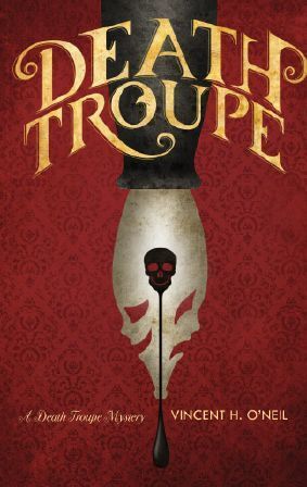 My theater-themed mystery novel DEATH TROUPE